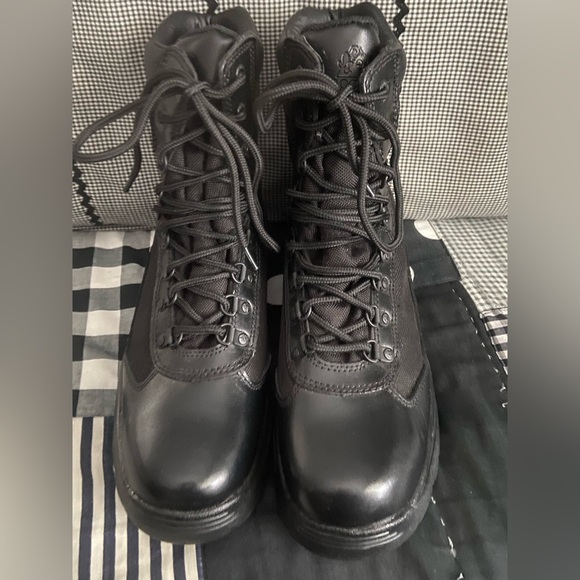 Men’s Rocky Fort Hood waterproof leather lace-up boot. Non-metallic stabilizer. main image 7
